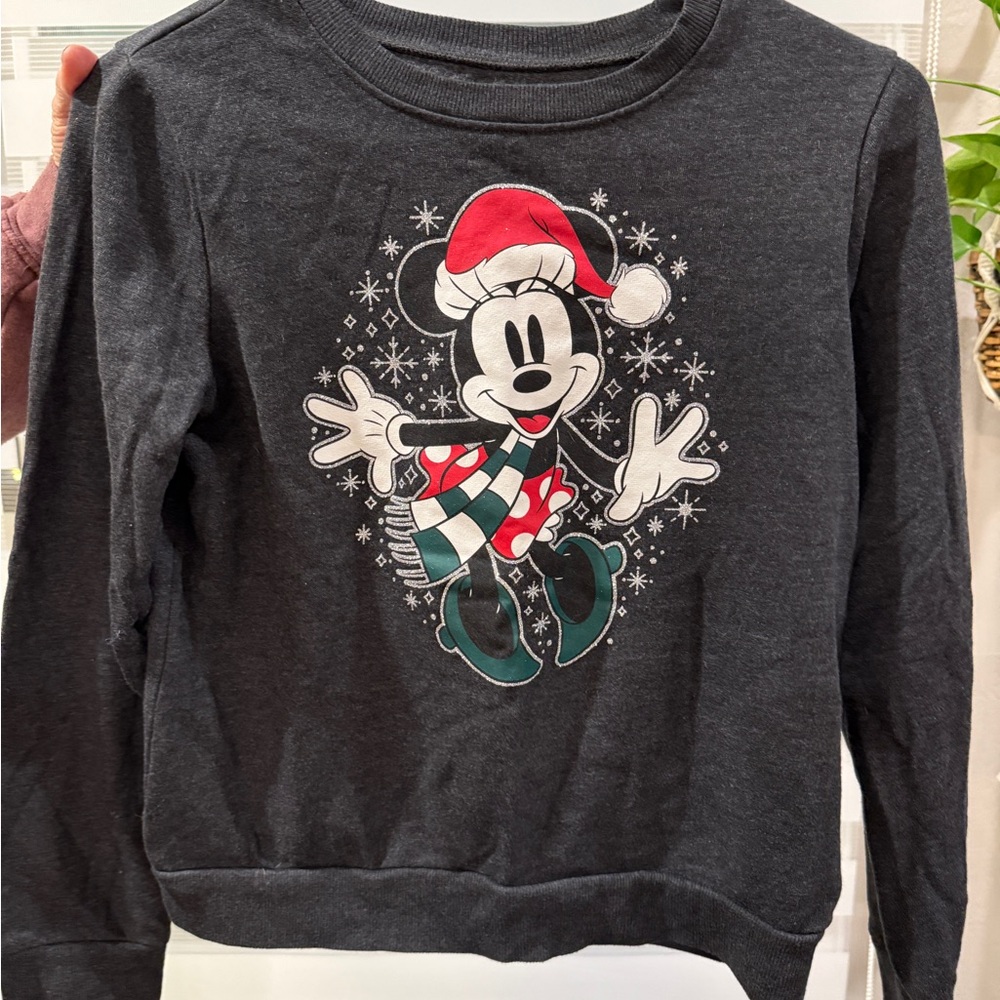 Very Sparkly Minnie Holiday Sweatshirt!